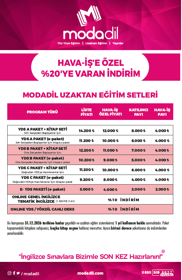 Hava-İş Sendikası ve MODADİL iş birliği