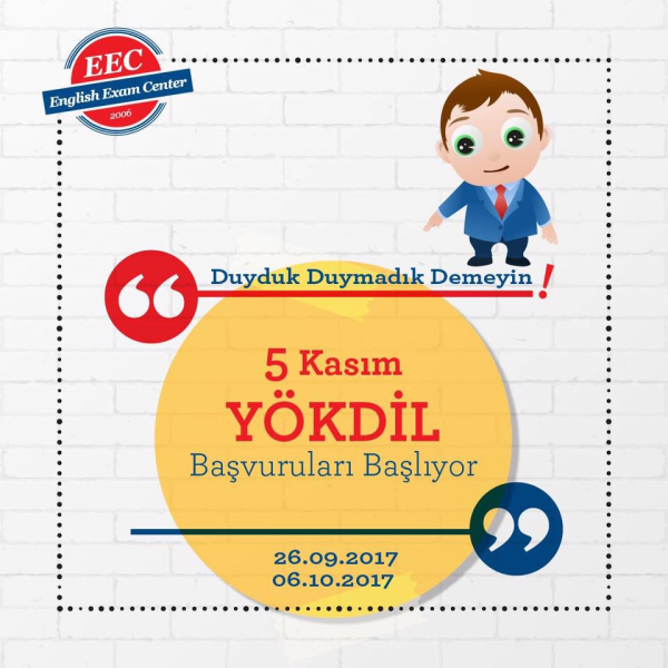 YÖKDİL SINAVI BAŞVURULARI BAŞLIYOR
