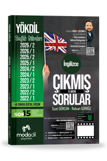 YÖKDİL SAĞLIK ÇIKMIŞ SORULAR - TAMAMI VİDEO ÇÖZÜMLÜ