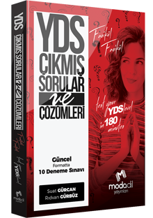 YDS ÇIKMIŞ SORULAR VE ÇÖZÜMLERİ 10 SINAV (FASİKÜL)