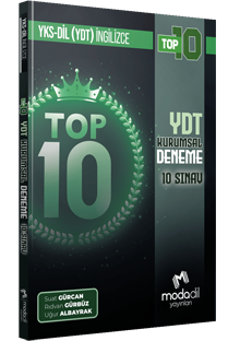YKSDİL (YDT) - TOP 10 - KURUMSAL DENEME - 10 SINAV