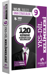 YKS-DİL İNGİLİZCE SINAV STRATEJİLERİ 9 - 120 GÜNDE EZBERBOZAN YKS-DİL KELİMELERİ